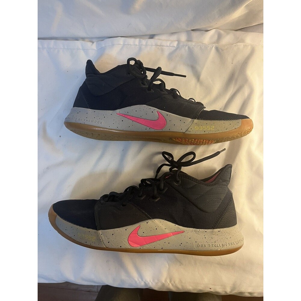 Nike Mens AO2607-401 Obsidian Pink Blast P. George Size 11.5 Basketball Shoes